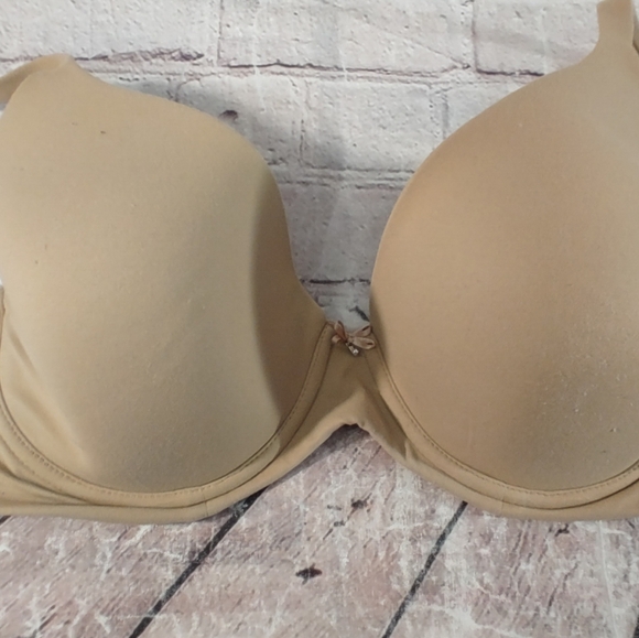Soma Embraceable Perfect Coverage Underwire Beige Bra 36D - Picture 5 of 16